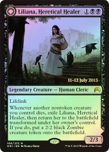 (Promo-Prerelease)Liliana, Heretical Healer/異端の癒し手、リリアナ